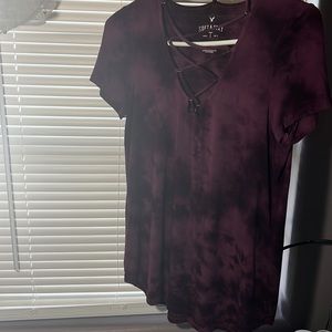 American Eagle Maroon Tee